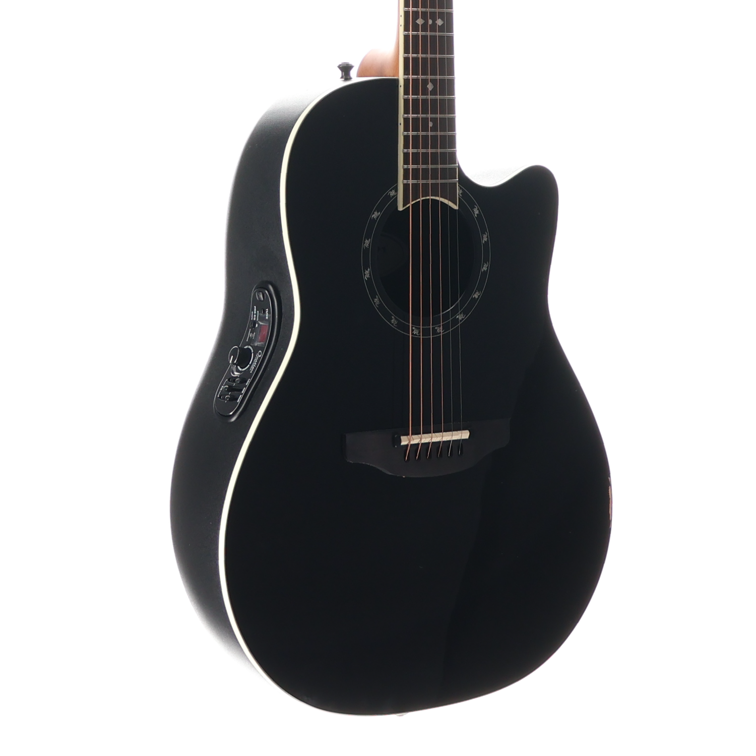 Ovation Pro Series Standard Balladeer E-Acoustic Guitar 2771AX-5, Black, Plays Great (SR) (91652)