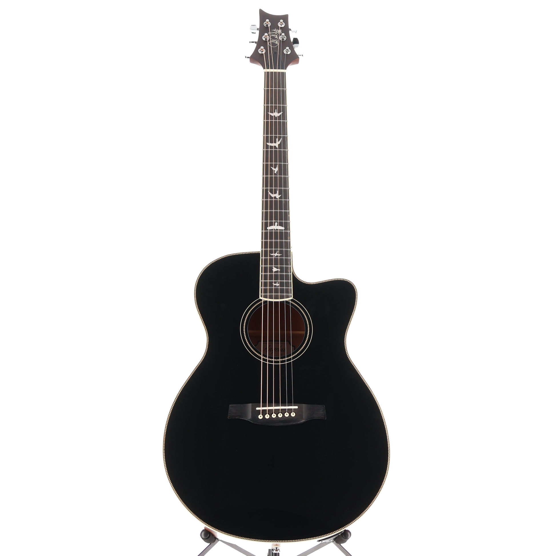 PRS SE A20E Acoustic Electric Guitar - Black (A6) (20252)