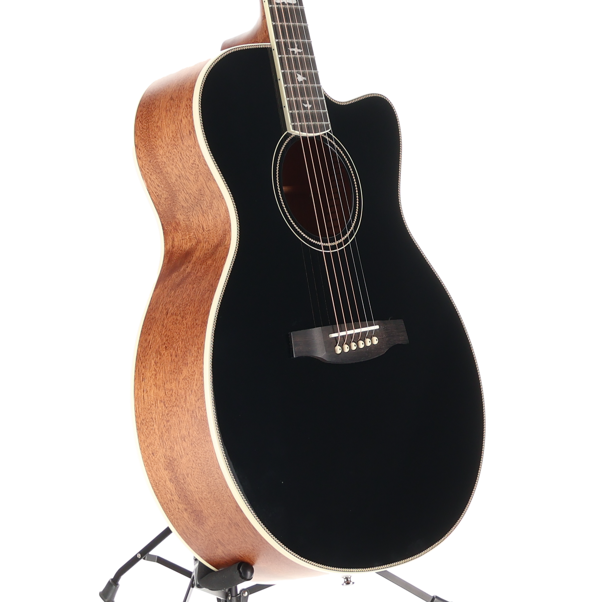 PRS SE A20E Angelus Cutaway Acoustic Electric Guitar - Black (M2) (20295)