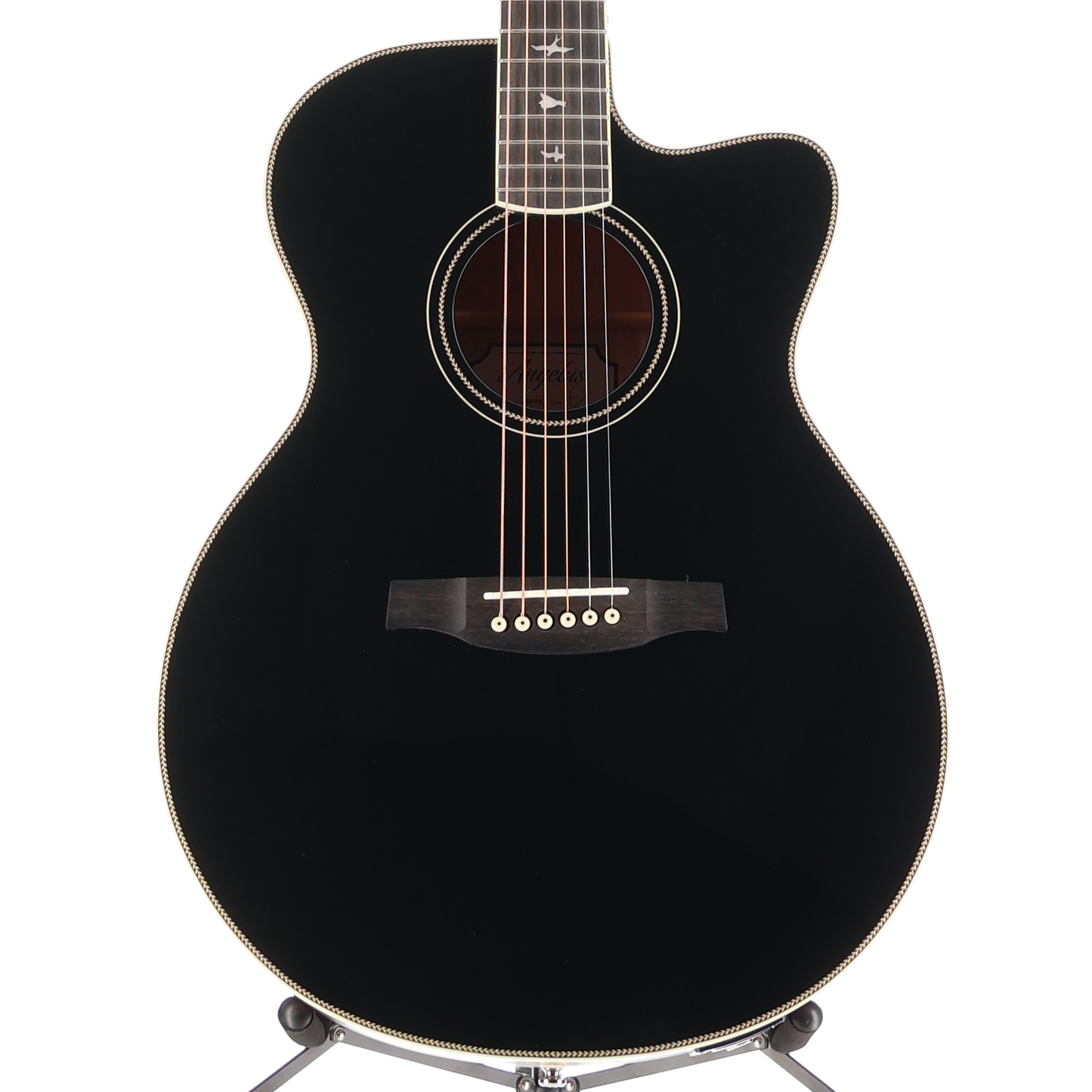 PRS SE A20E Angelus Cutaway Acoustic Electric Guitar - Black (M2) (20295)