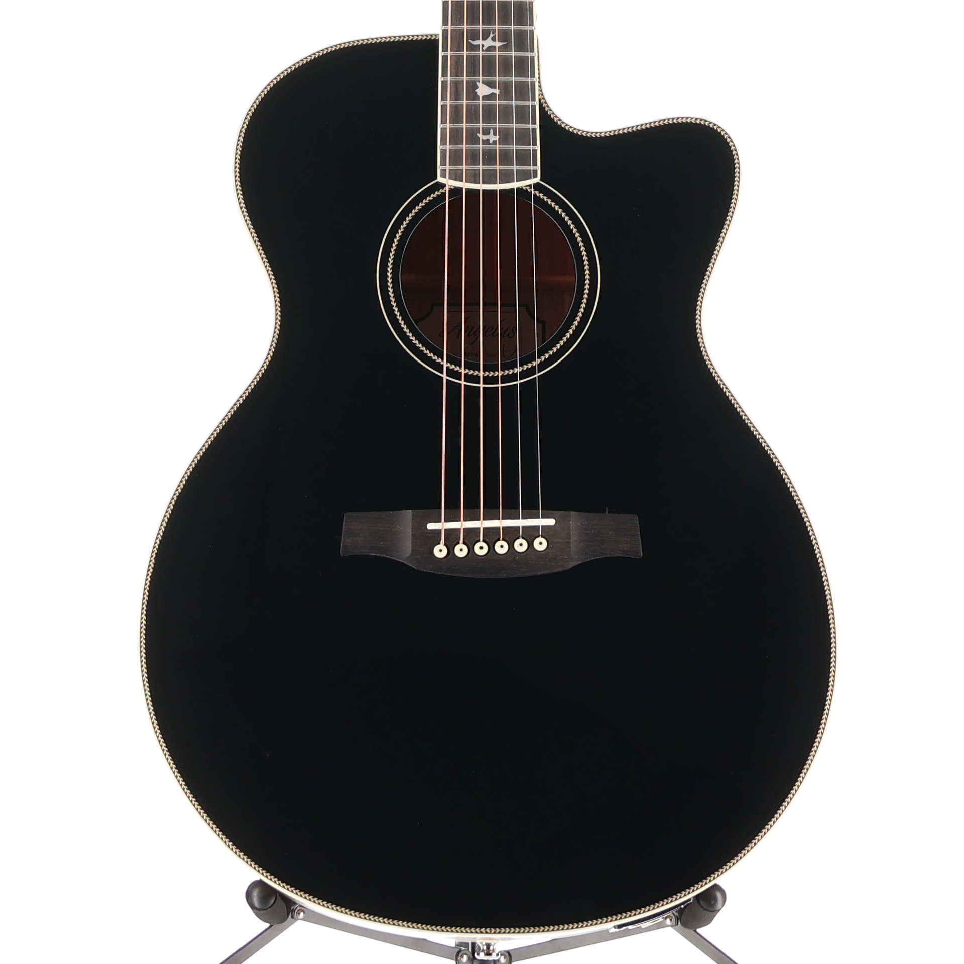 PRS SE A20E Angelus Cutaway Acoustic Electric Guitar - Black (M2) (20295)