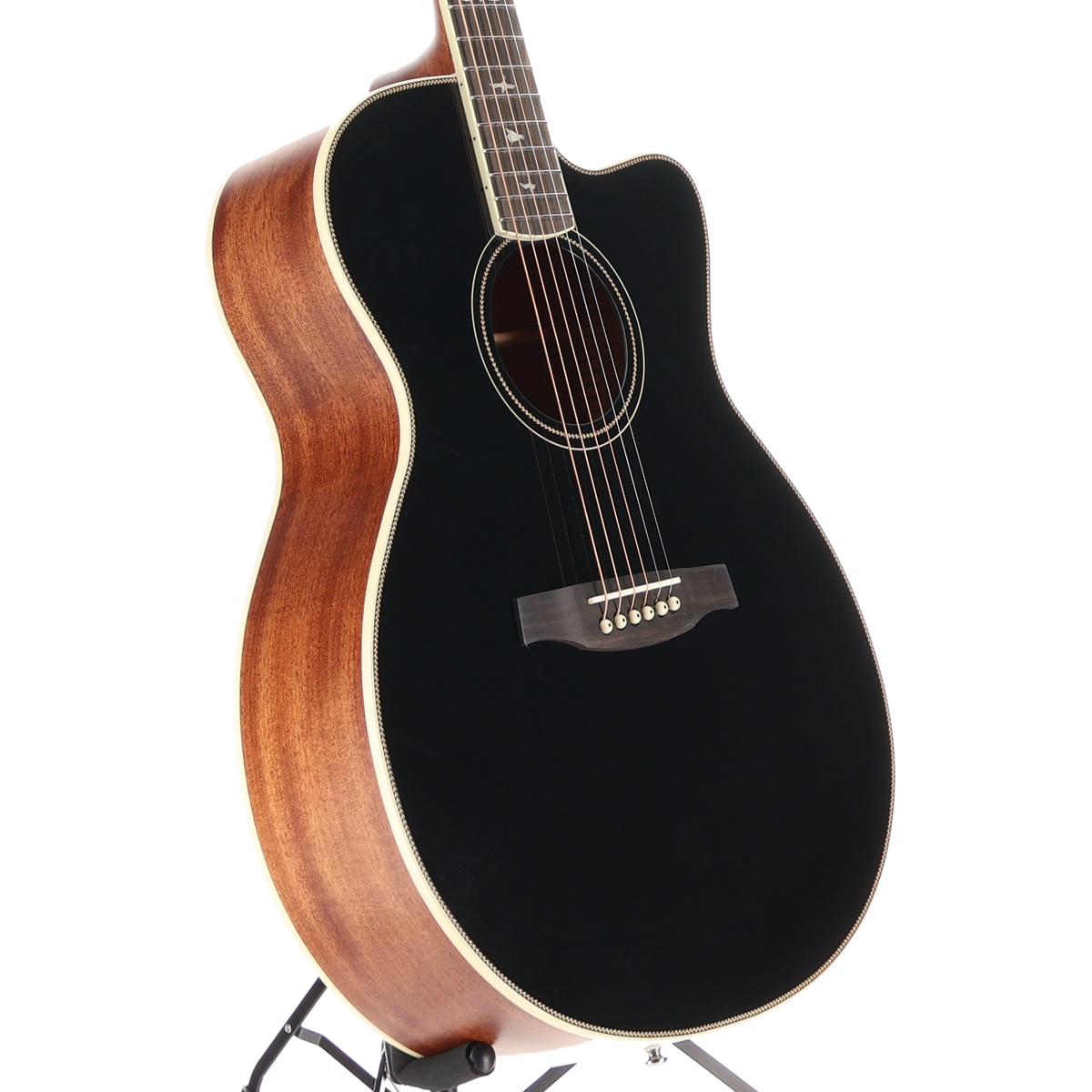 PRS SE A20E Angelus Cutaway Acoustic Electric Guitar - Black (M7) (22240)