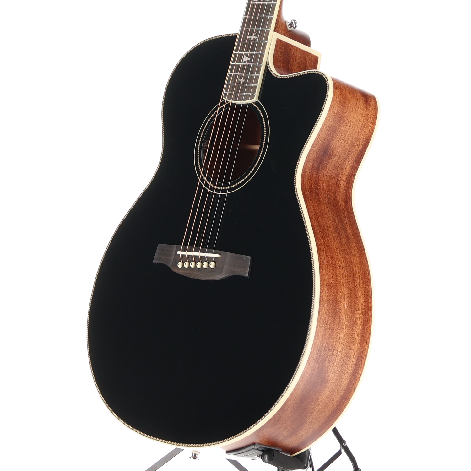 PRS SE A20E Angelus Cutaway Acoustic Electric Guitar - Black (M7) (22240)
