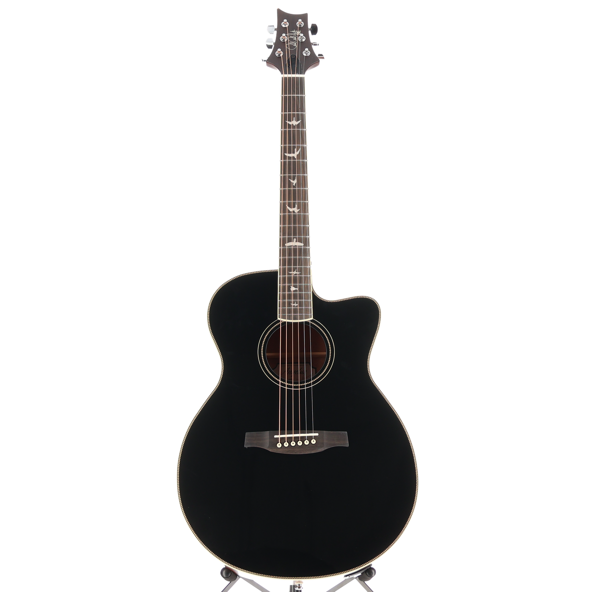 PRS SE A20E Angelus Cutaway Acoustic Electric Guitar - Black (M7) (22240)