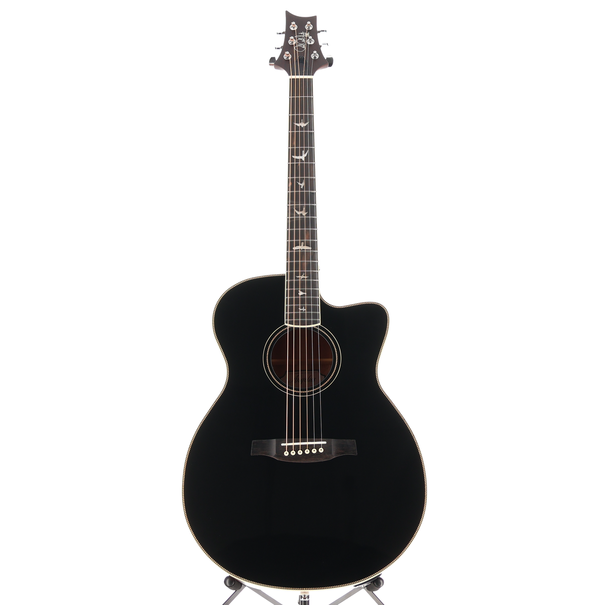 PRS SE A20E Angelus Cutaway Acoustic Electric Guitar - Black (Q1) (18736)