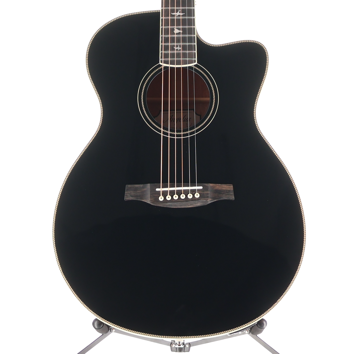 PRS SE A20E Angelus Cutaway Acoustic Electric Guitar - Black (S4) (18384)