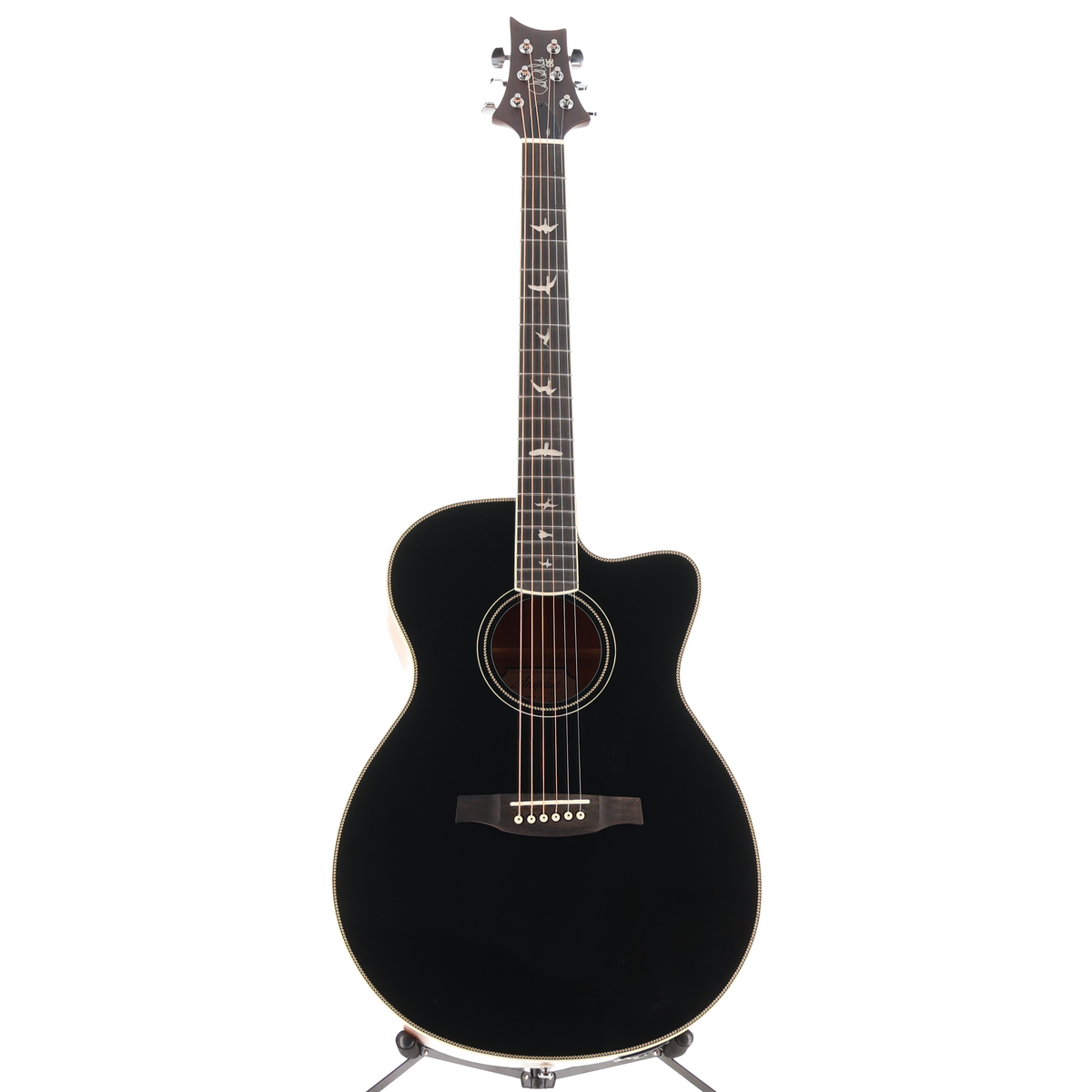 PRS SE A20E Angelus Cutaway Acoustic Electric Guitar - Black (Y2) (21845)