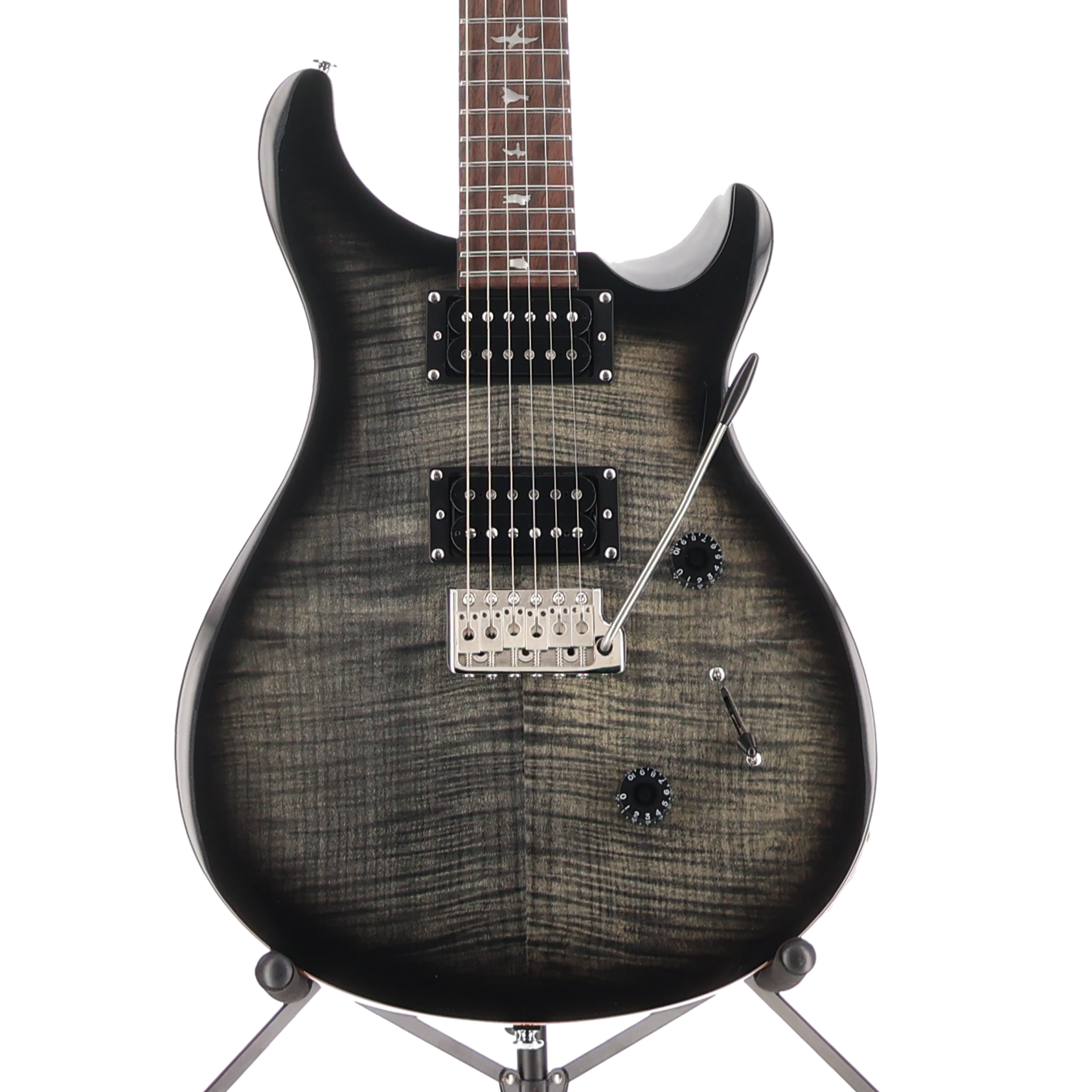 PRS SE Custom 24 Electric Guitar Charcoal Burst (P) (36413)