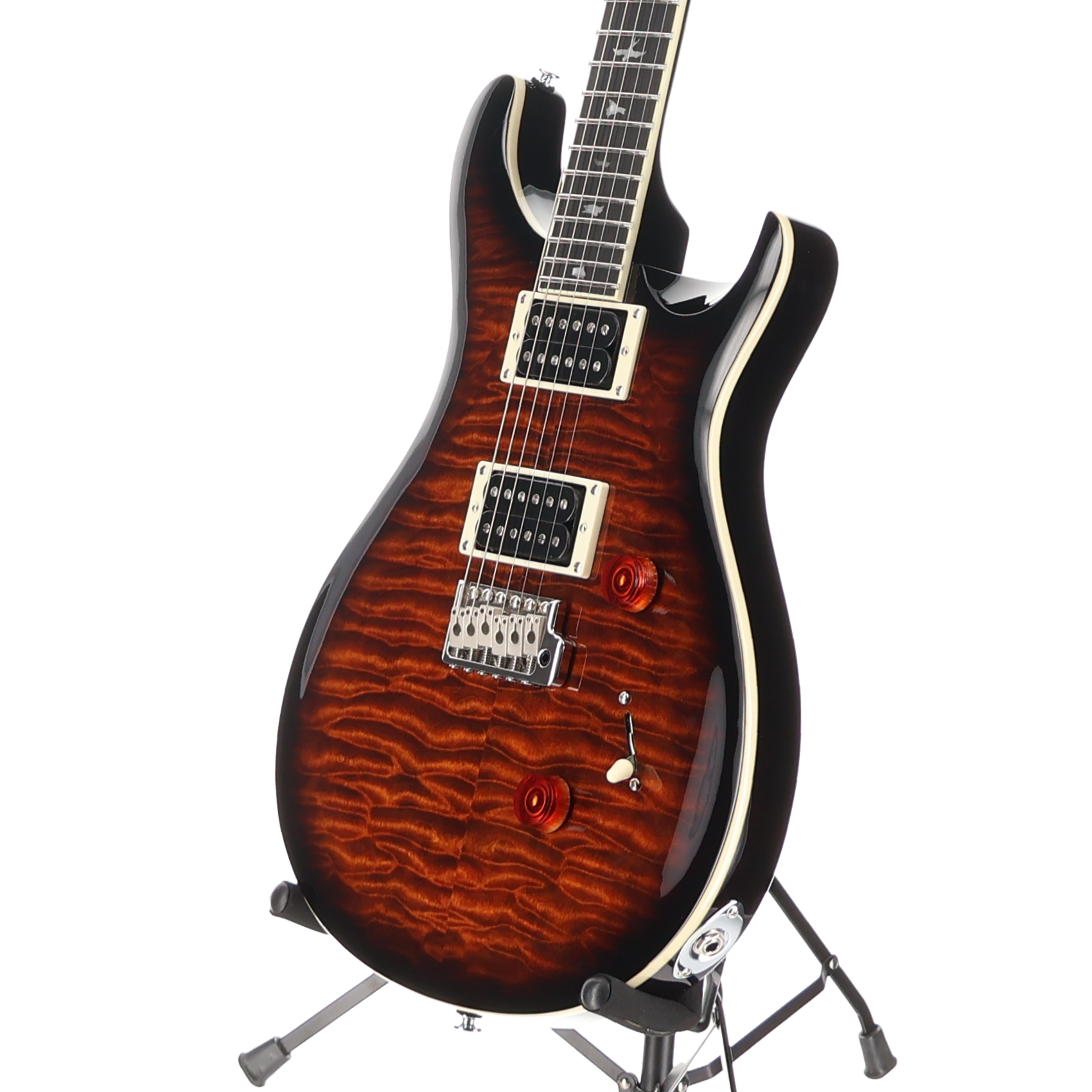 PRS SE Custom 24 Quilt Top - Black Gold (V2) (22272)