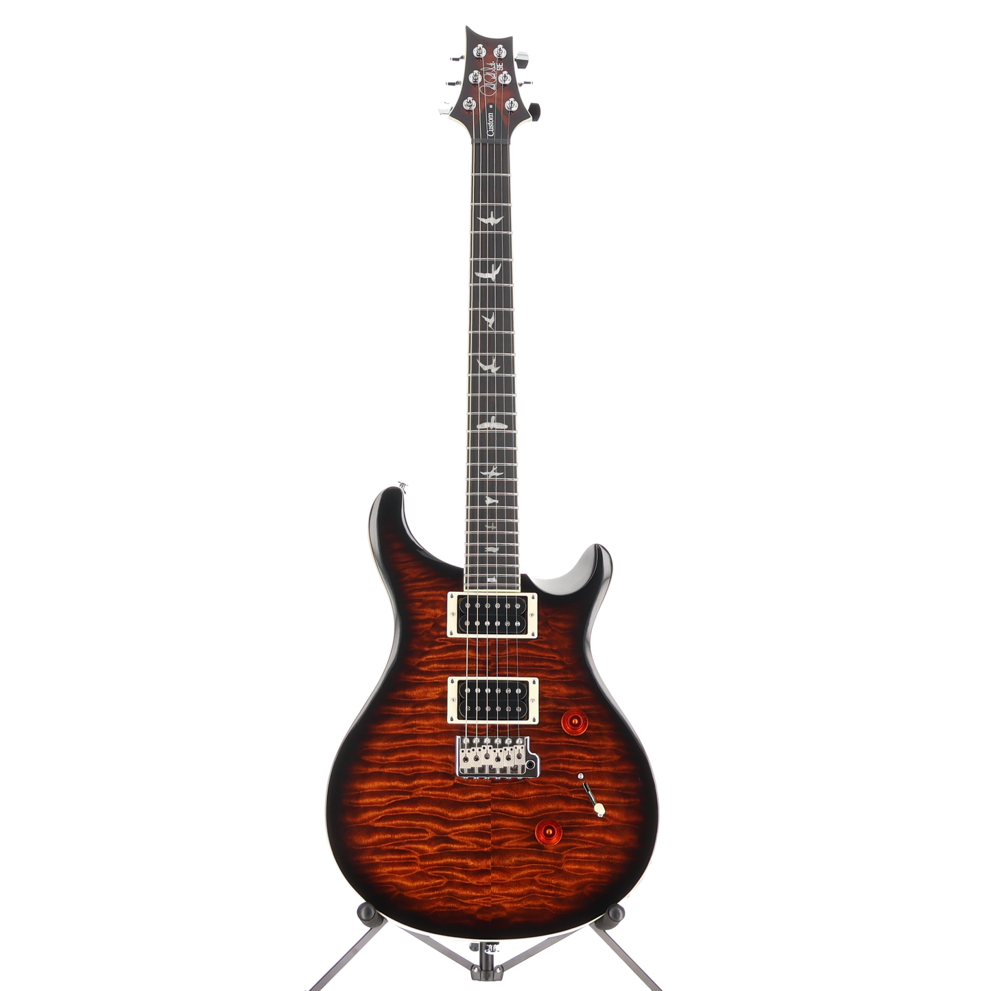PRS SE Custom 24 Quilt Top - Black Gold (V2) (22272)