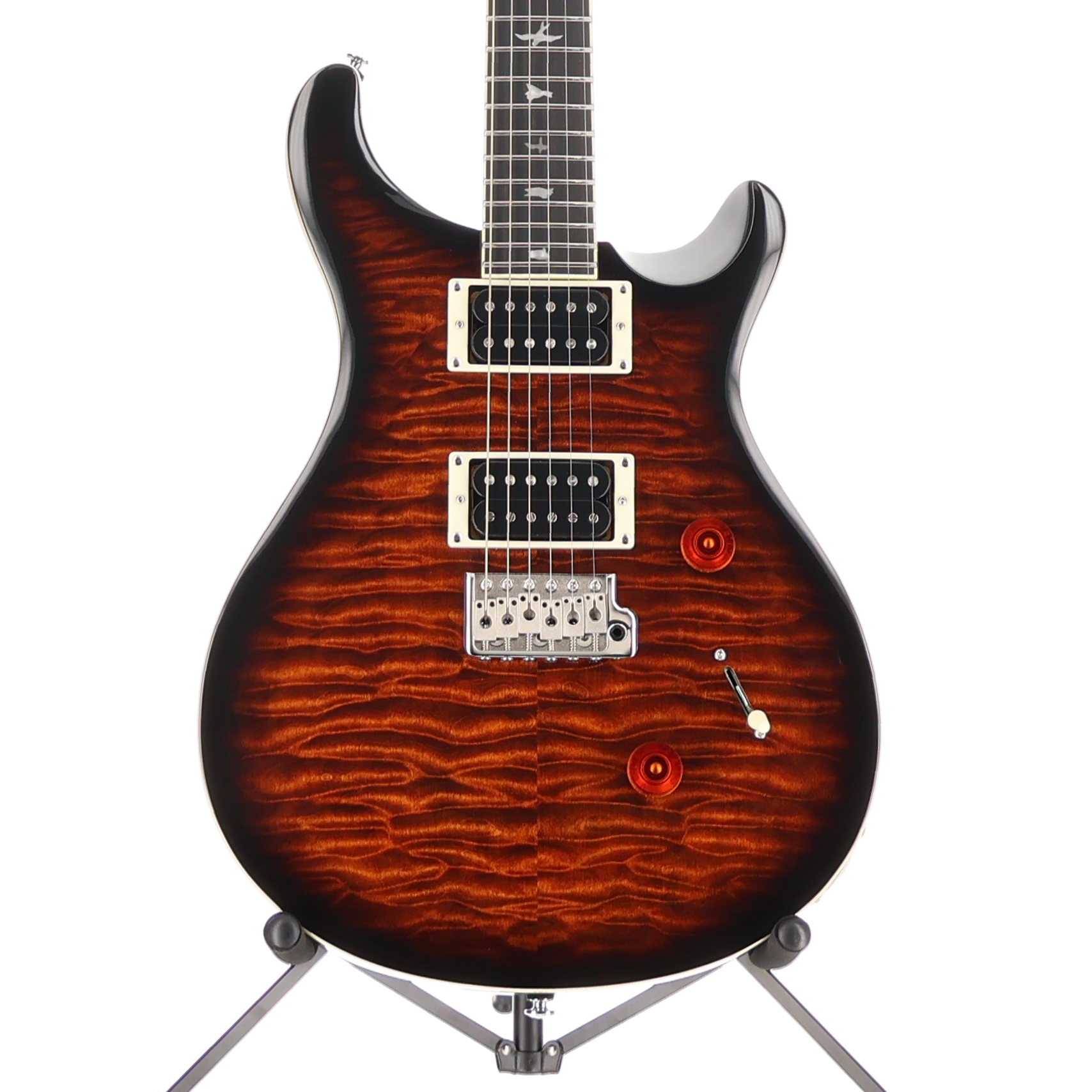 PRS SE Custom 24 Quilt Top - Black Gold (V2) (22272)