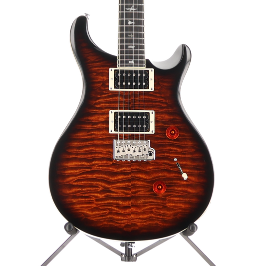 PRS SE Custom 24 Quilt Top - Black Gold (V2) (22272)