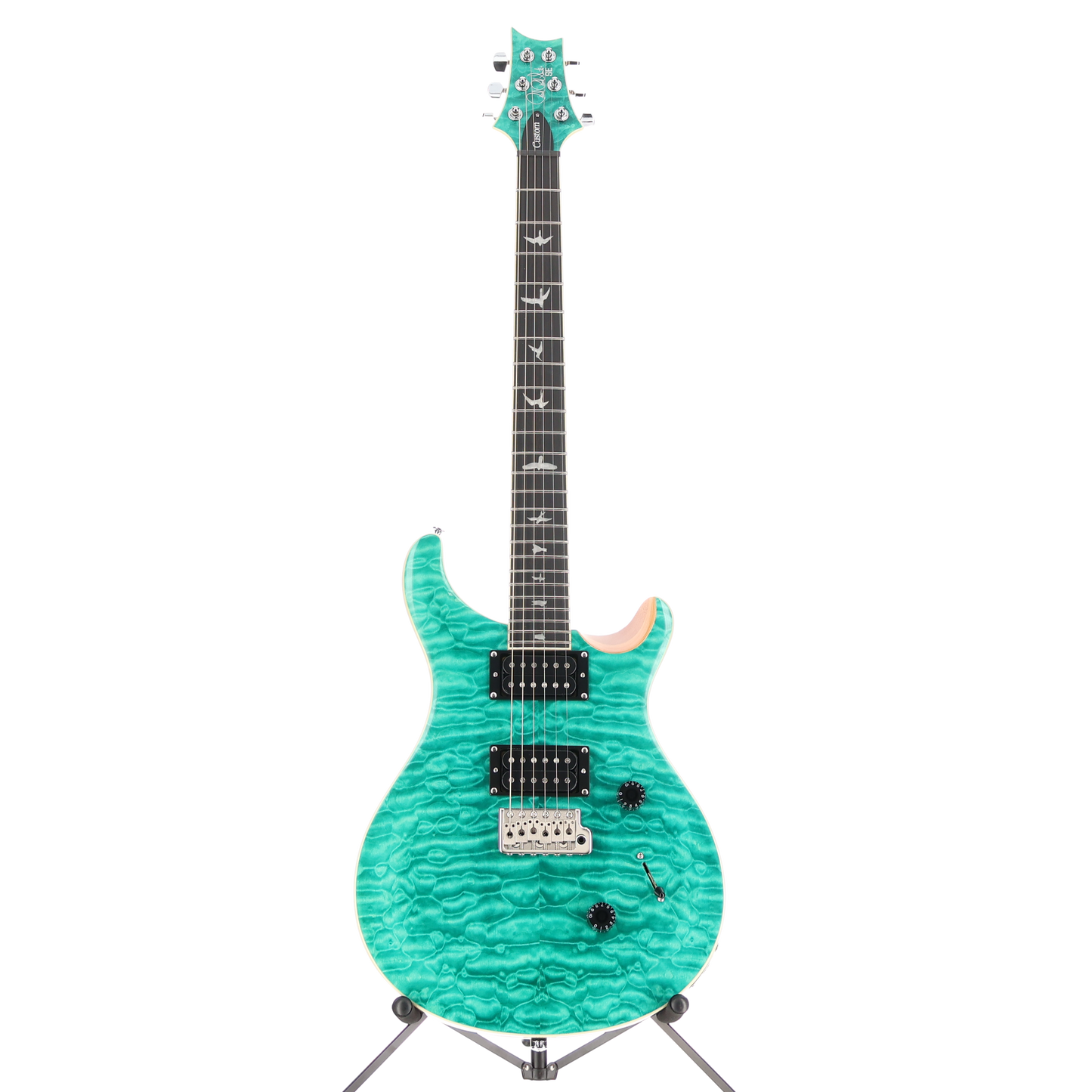 PRS SE Custom 24 Quilt Top - Turquoise (S4) (22276)