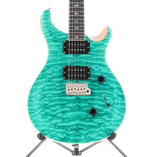 PRS SE Custom 24 Quilt Top - Turquoise (S4) (22276)