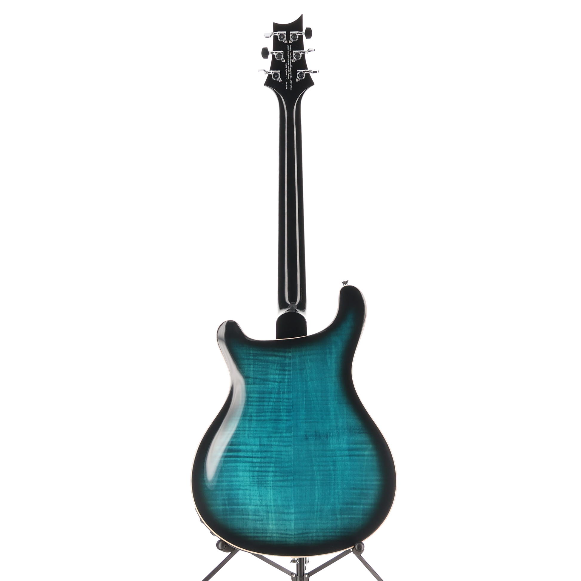 PRS SE Hollowbody II Piezo Electric Guitar - Peacock Blue Burst (P) (13064)