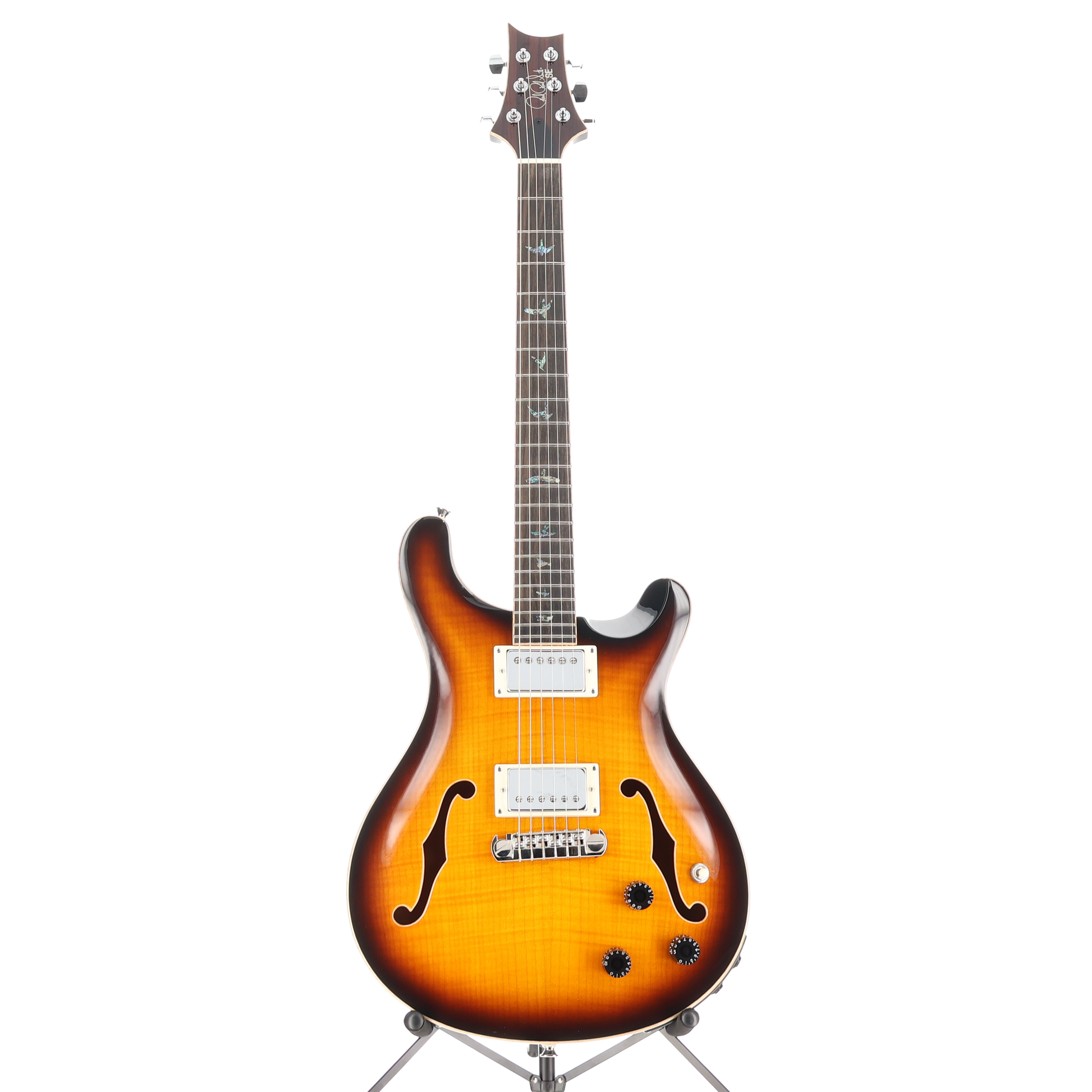 PRS SE Hollowbody II Piezo Electric Guitar - Vintage Burst (P) (02447)