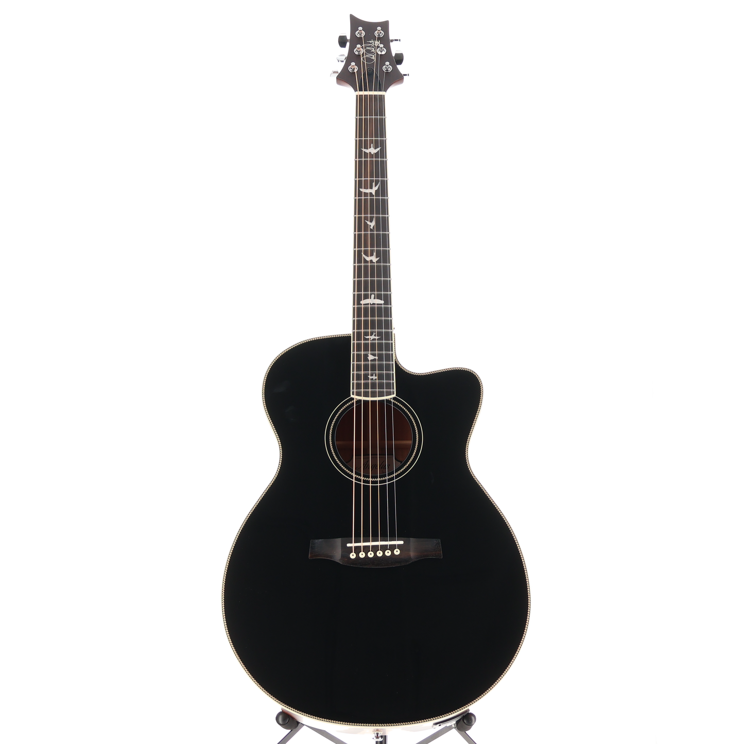 PRS The SE A20E Angelus Cutaway Acoustic Electric Guitar - Black (F13) (18350)