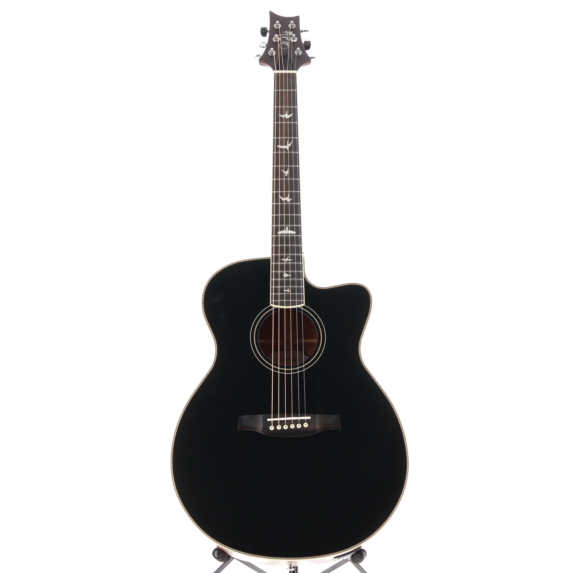 PRS The SE A20E Angelus Cutaway Acoustic Electric Guitar - Black (F13) (18350)
