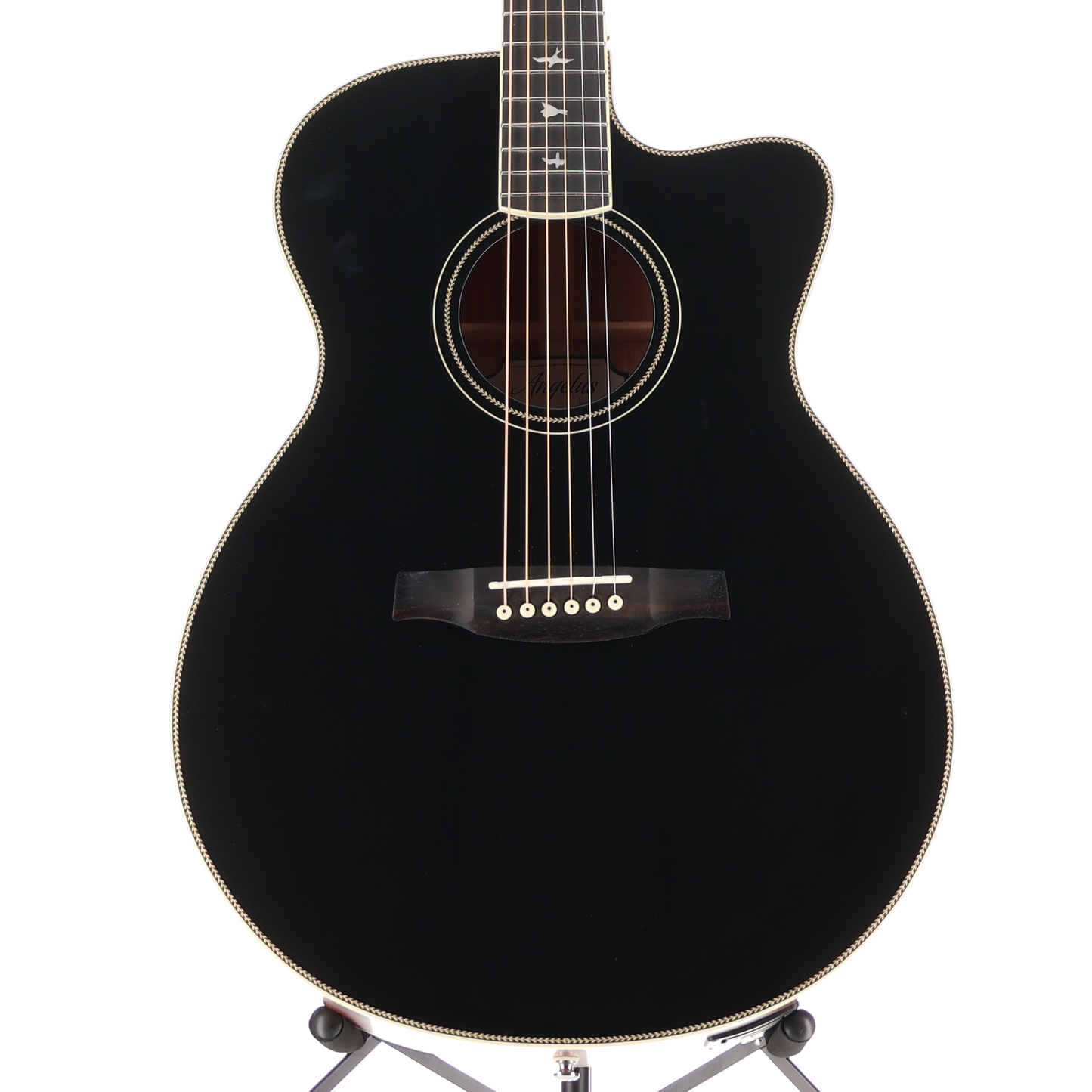 PRS The SE A20E Angelus Cutaway Acoustic Electric Guitar - Black (F13) (18350)
