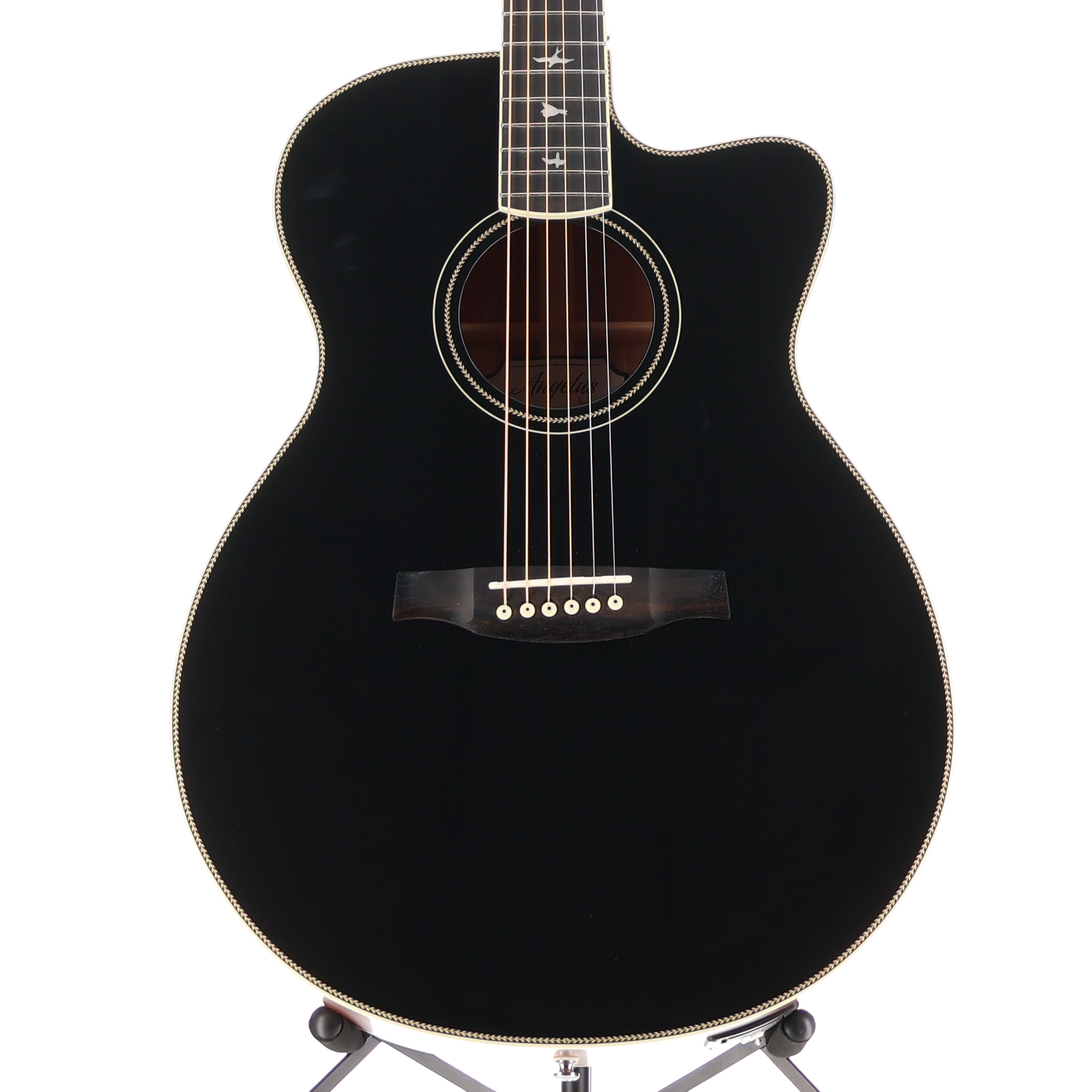 PRS The SE A20E Angelus Cutaway Acoustic Electric Guitar - Black (F13) (18350)