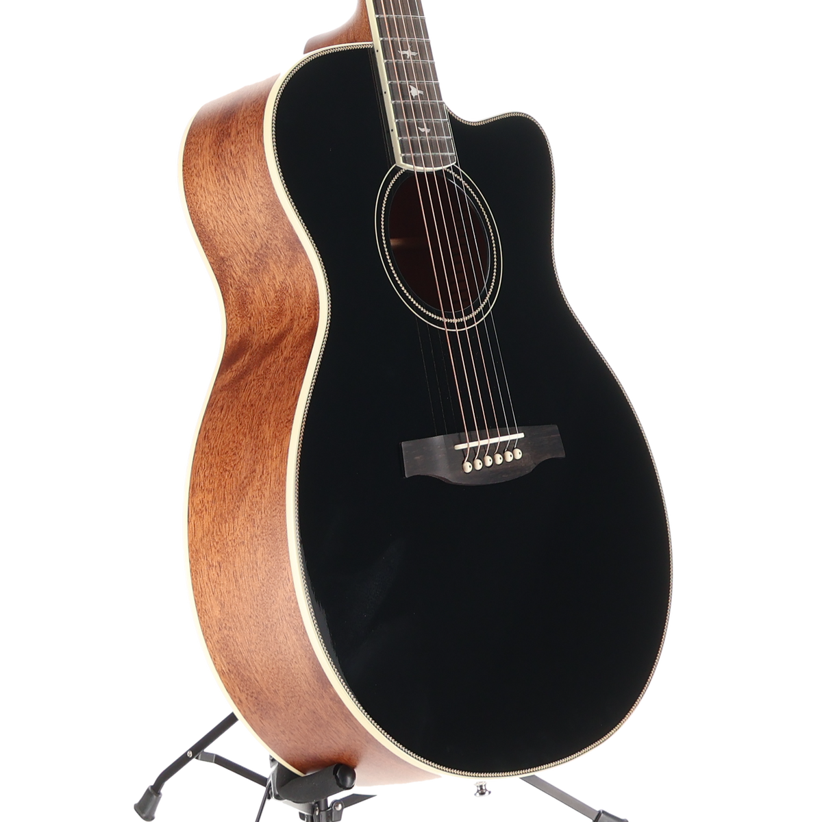 PRS The SE A20E Angelus Cutaway Acoustic Electric Guitar - Black (M1) (17237)