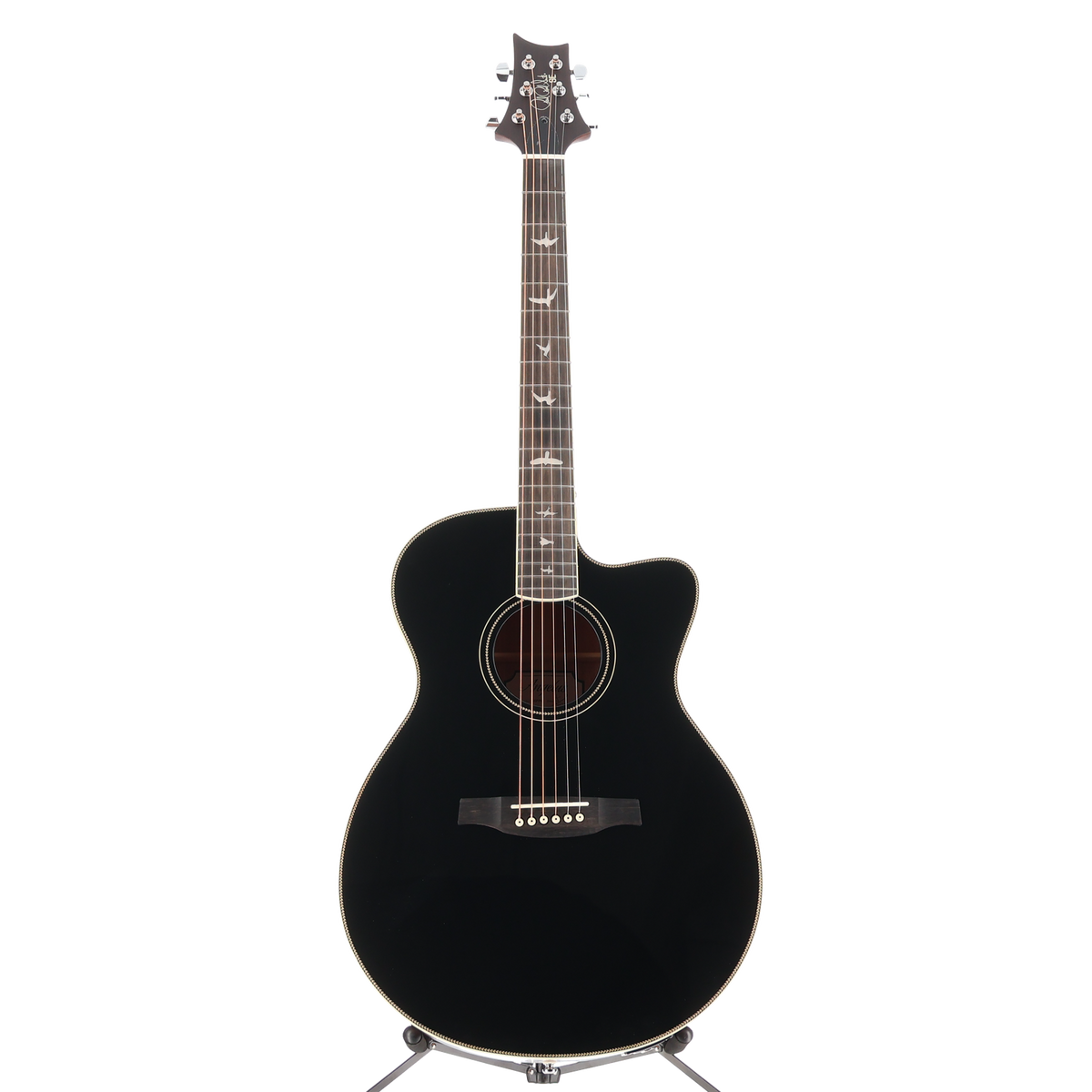 PRS The SE A20E Angelus Cutaway Acoustic Electric Guitar - Black (M1) (17237)