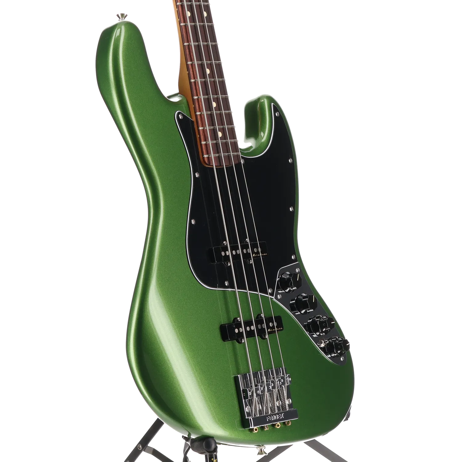 Player II Modified Active Jazz Bass, Rosewood Fingerboard, Harvest Green Metallic (A7) (16100)