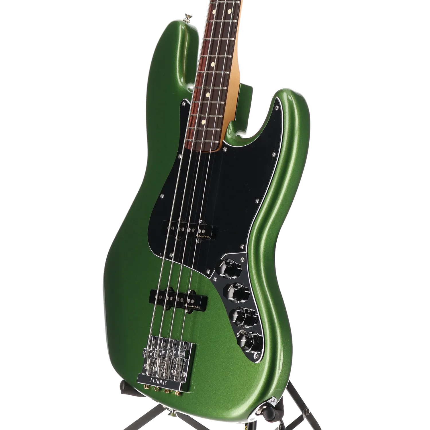 Player II Modified Active Jazz Bass, Rosewood Fingerboard, Harvest Green Metallic (A7) (16100)