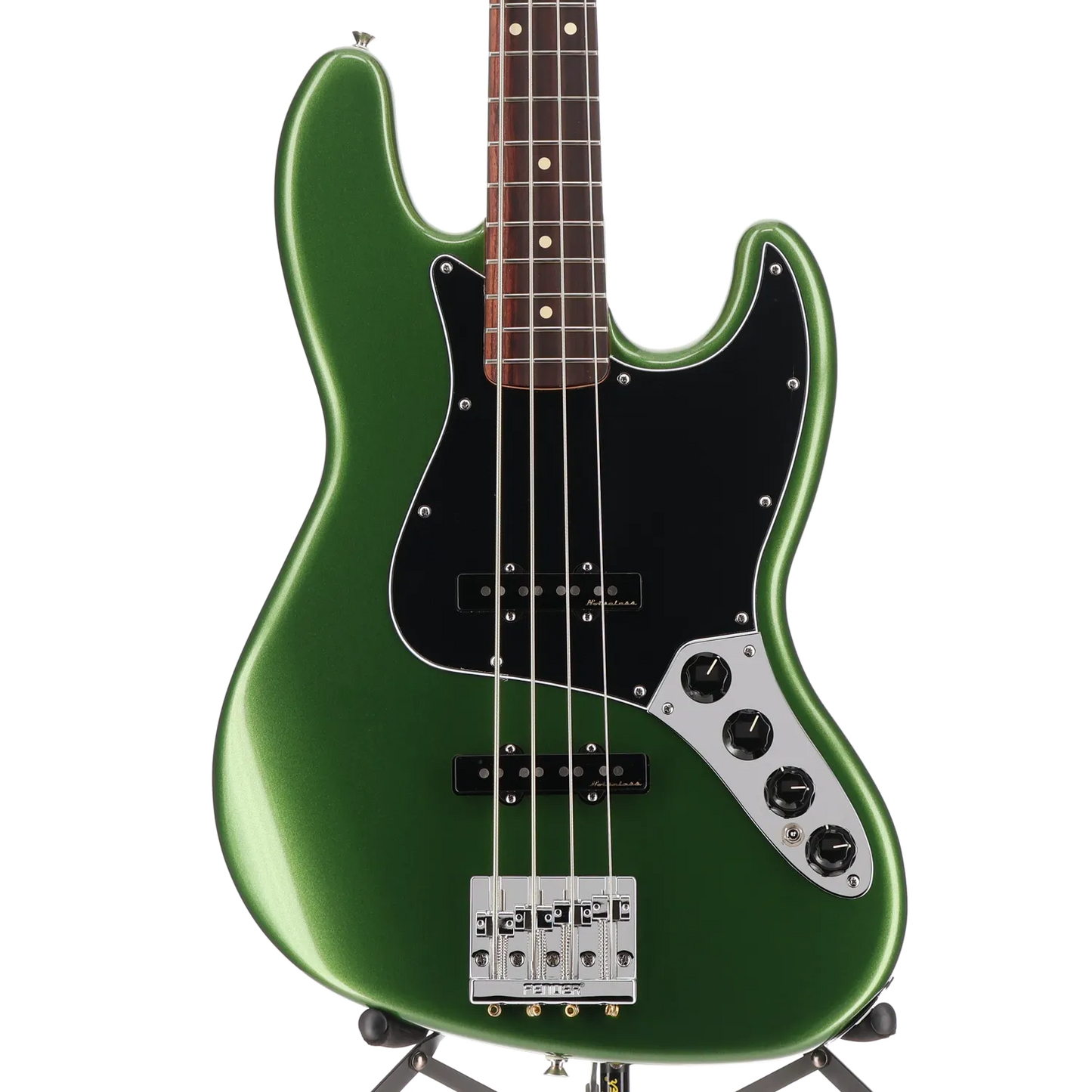 Player II Modified Active Jazz Bass, Rosewood Fingerboard, Harvest Green Metallic (A7) (16100)