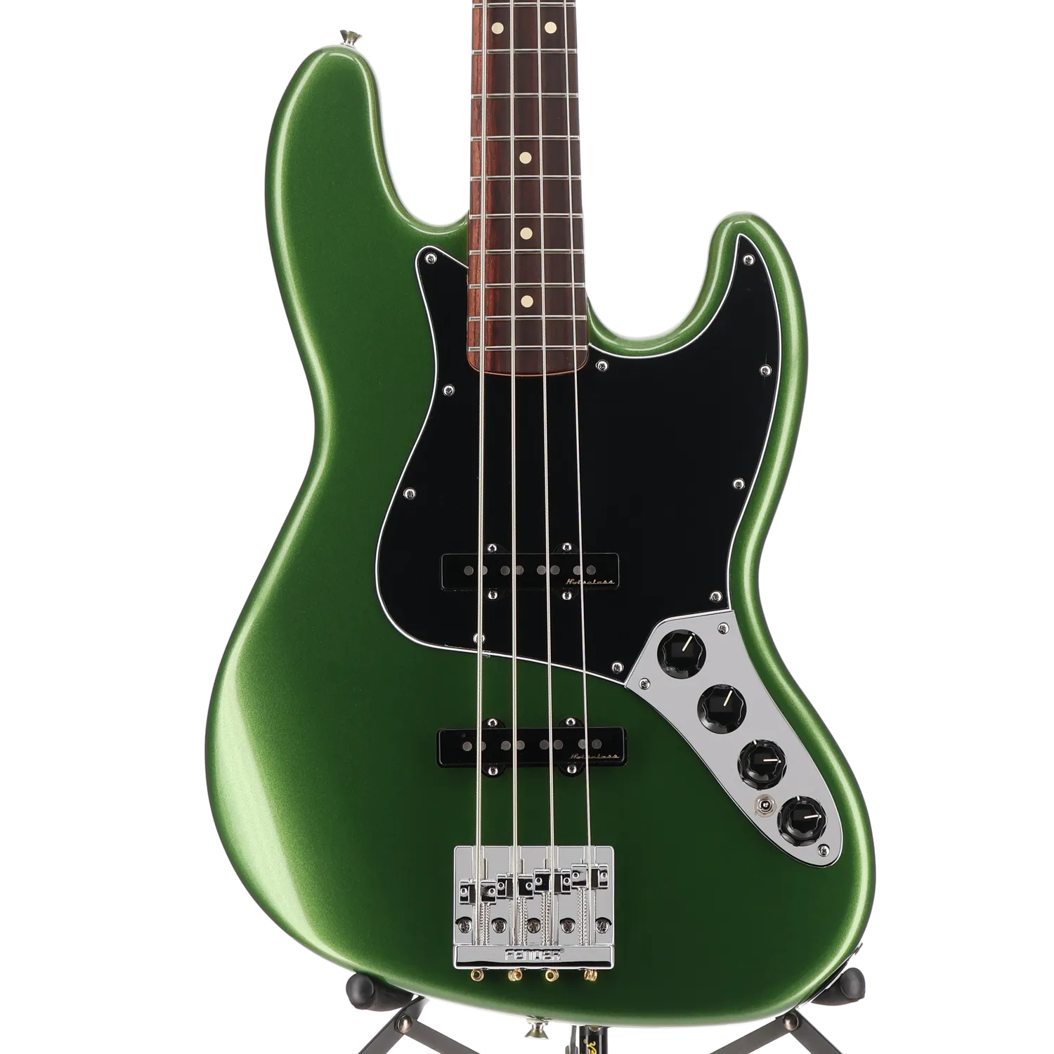 Player II Modified Active Jazz Bass, Rosewood Fingerboard, Harvest Green Metallic (A7) (16100)