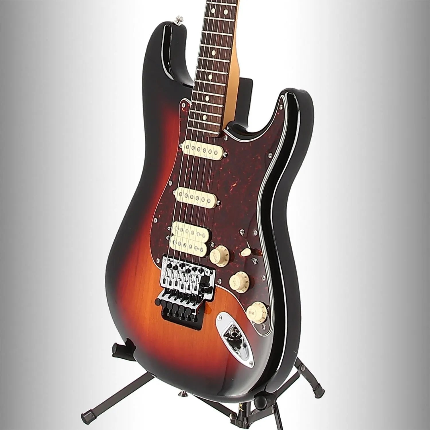 Player II Modified Stratocaster HSS Floyd Rose, Rosewood Fingerboard, 3-Color Sunburst (Y13) (84040)