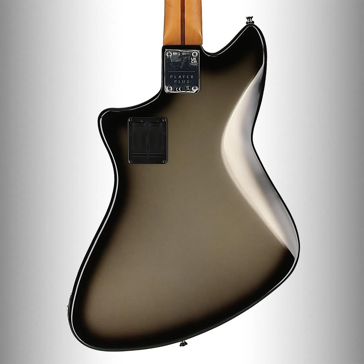 Player Plus Active Meteora Bass, Maple Fingerboard, Silverburst (56231)