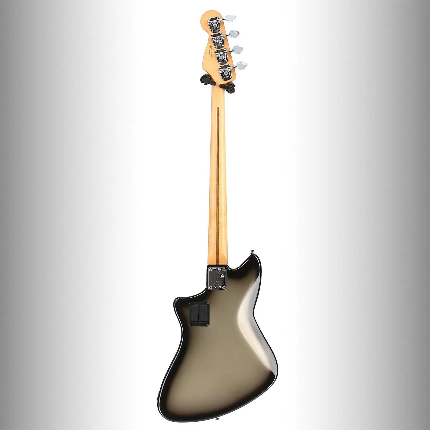 Player Plus Active Meteora Bass, Maple Fingerboard, Silverburst (J1) (50694)
