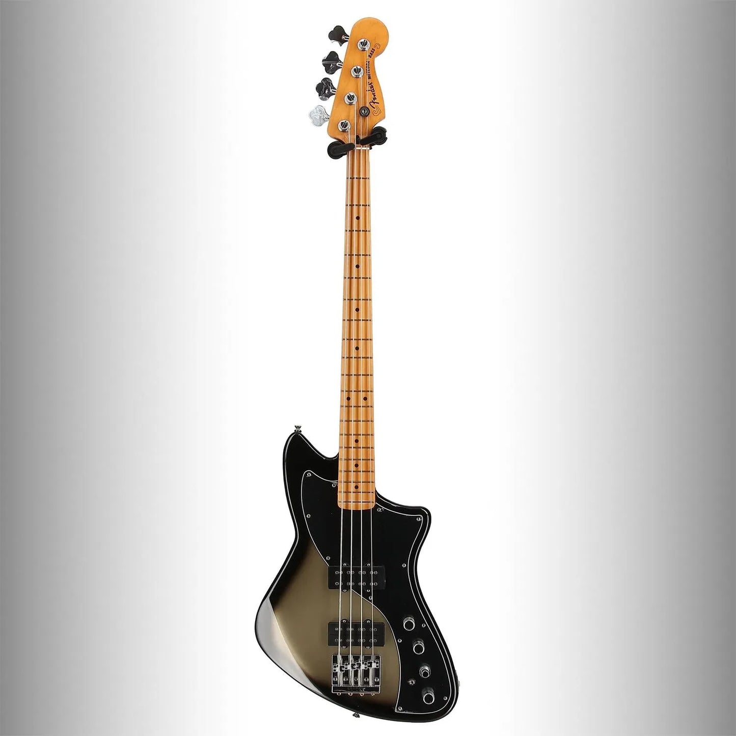 Player Plus Active Meteora Bass, Maple Fingerboard, Silverburst (N7) (38295)