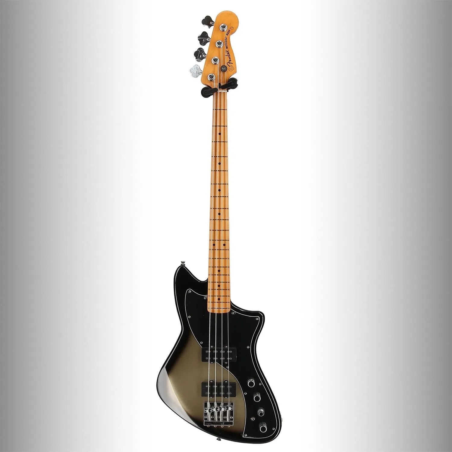 Player Plus Active Meteora Bass, Maple Fingerboard, Silverburst (N7) (38295)