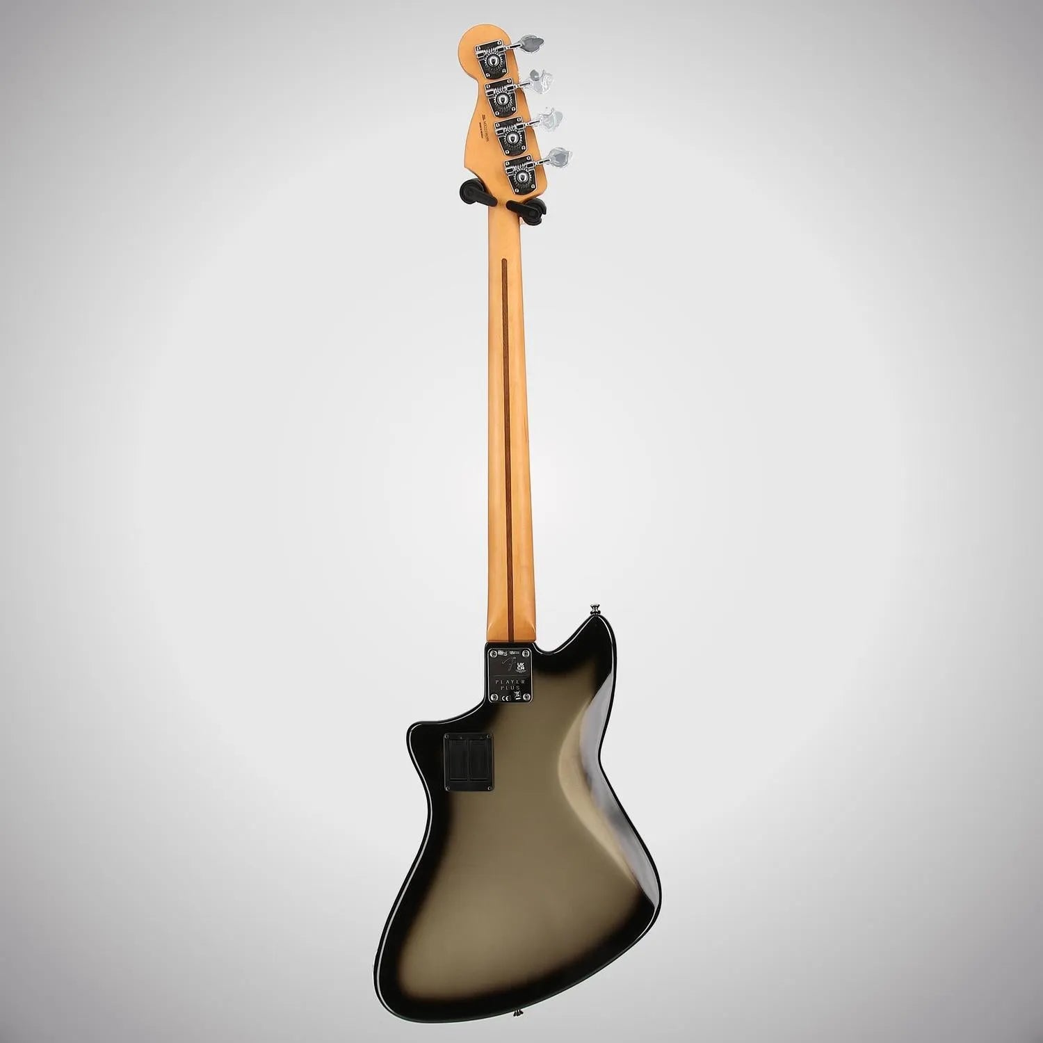 Player Plus Active Meteora Bass, Maple Fingerboard, Silverburst (N7) (38295)
