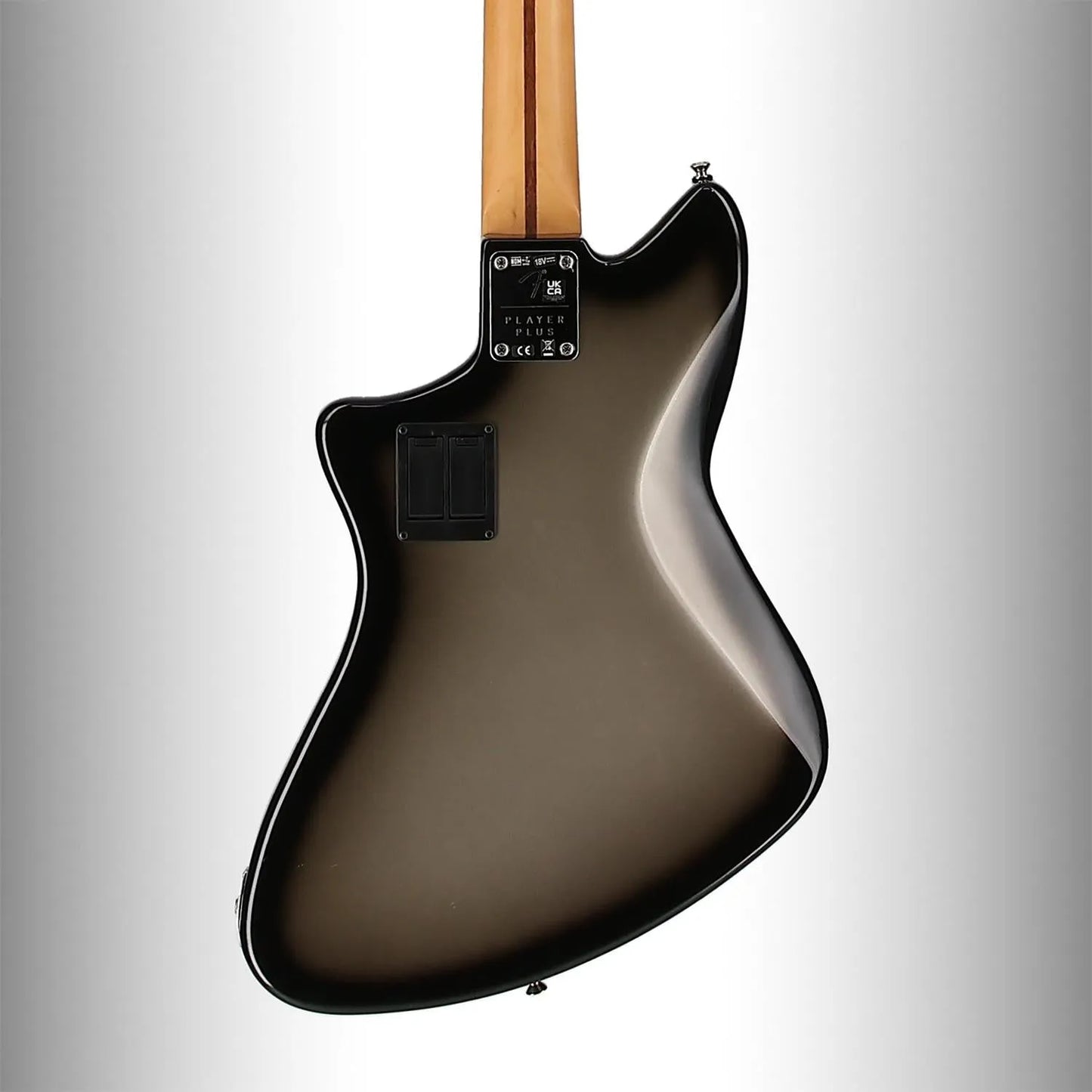 Player Plus Active Meteora Bass, Maple Fingerboard, Silverburst (OA1) (22737)