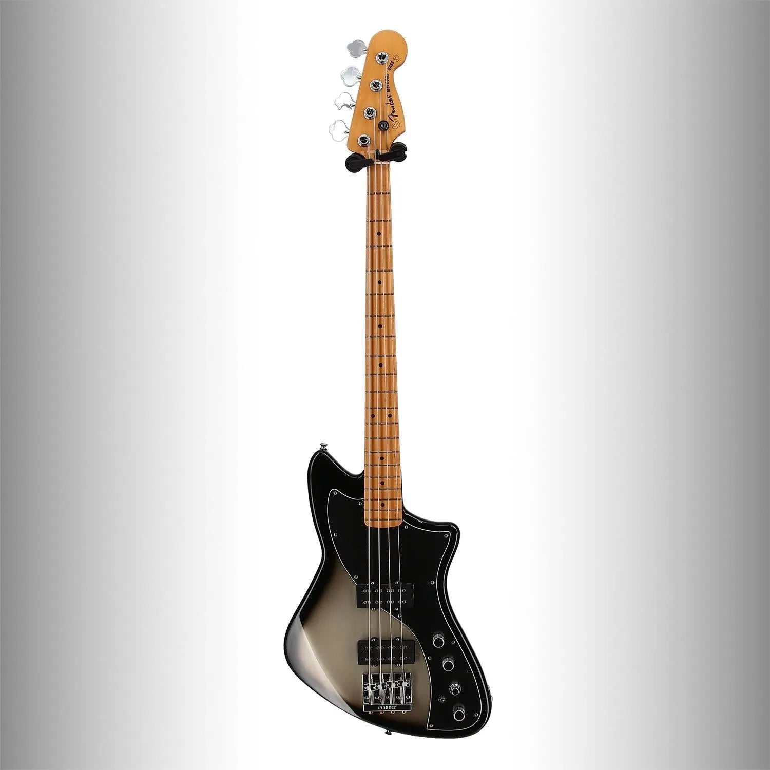 Player Plus Active Meteora Bass, Maple Fingerboard, Silverburst (OA1) (22737)