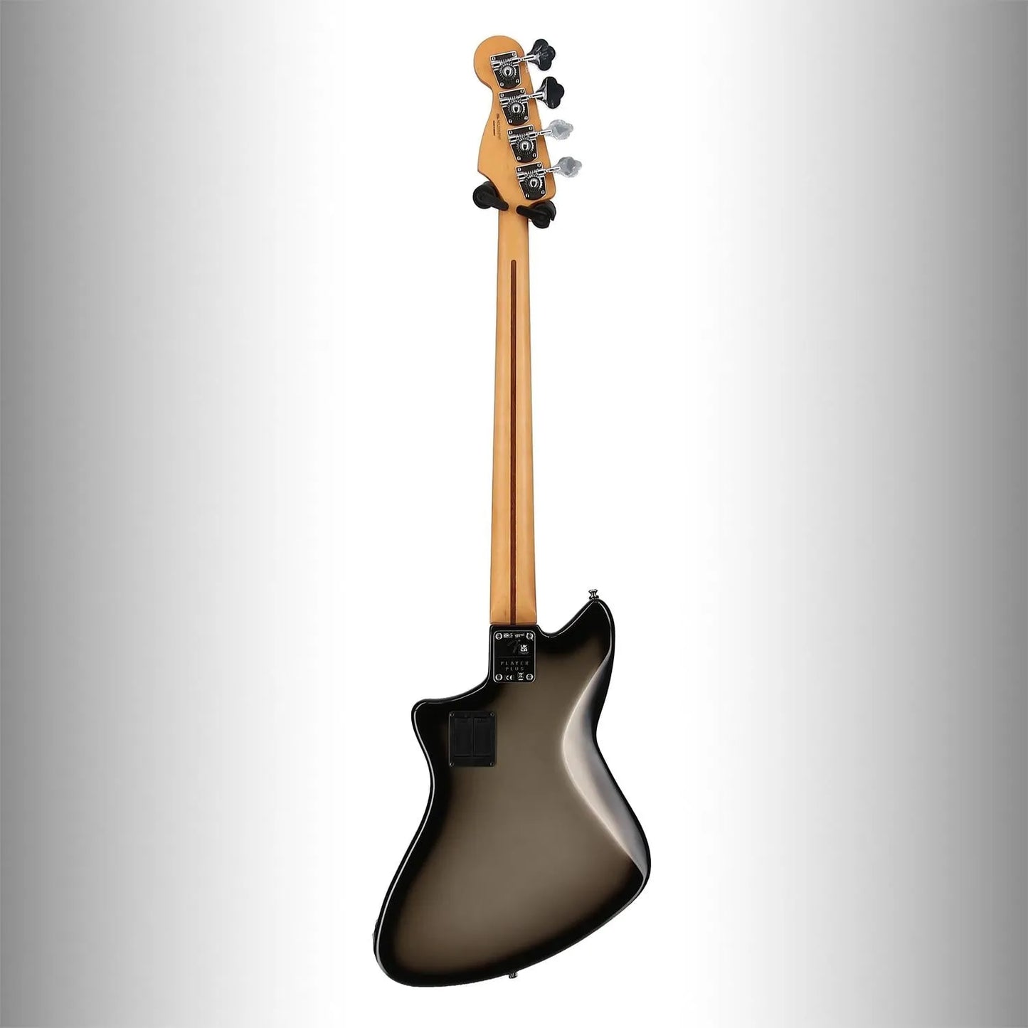 Player Plus Active Meteora Bass, Maple Fingerboard, Silverburst (OA1) (22737)