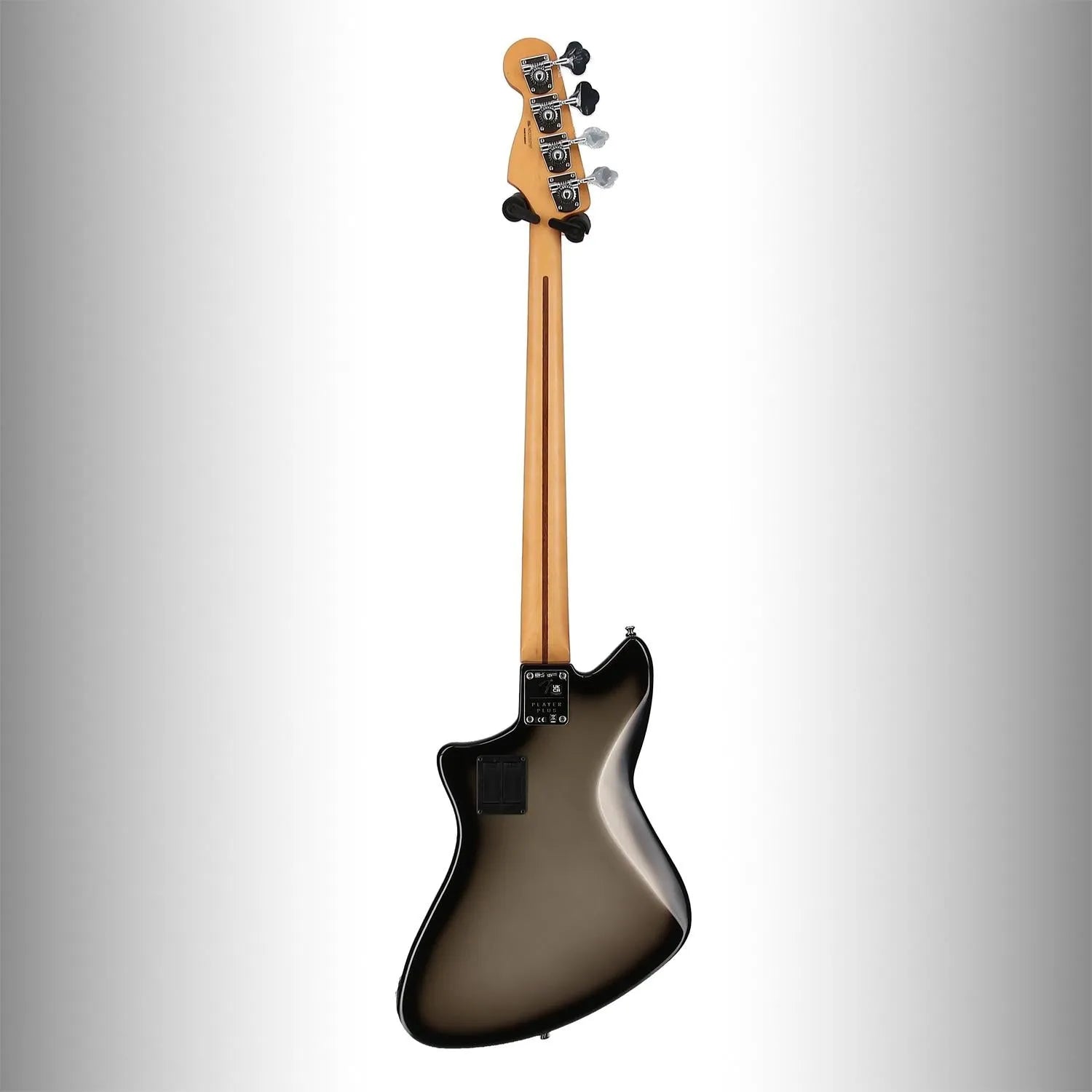 Player Plus Active Meteora Bass, Maple Fingerboard, Silverburst (OA1) (22737)