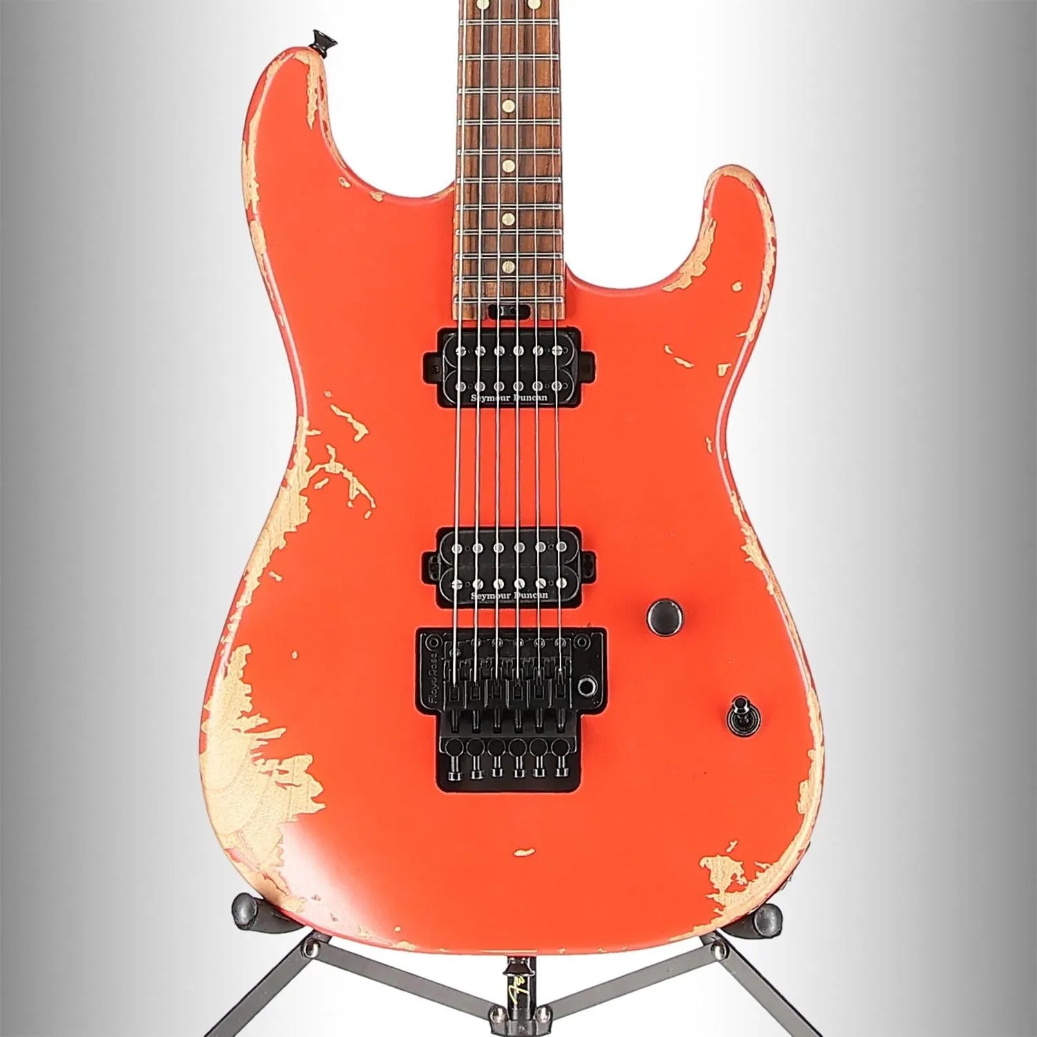 Pro-Mod Relic San Dimas Style 1 HH FR PF, Pau Ferro Fingerboard, Weathered Orange (E7) (42455)