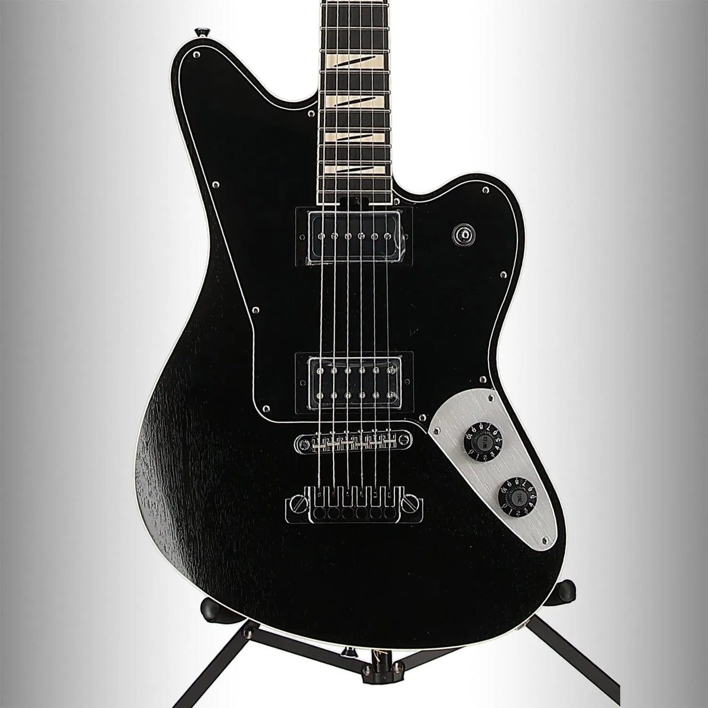 Pro Series Signature Lee Malia LM-87, Amaranth Fingerboard, Open Pore Black (B8) (01933)