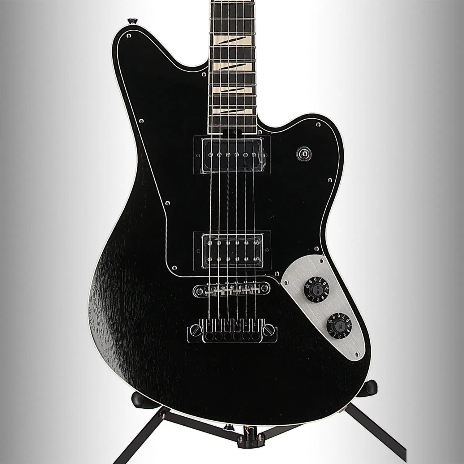 Pro Series Signature Lee Malia LM-87, Amaranth Fingerboard, Open Pore Black (B8) (01933)