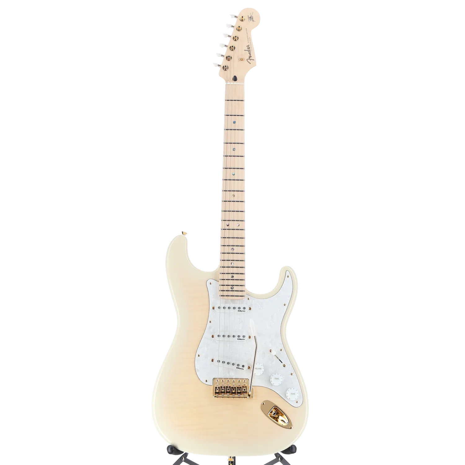 Richie Kotzen Stratocaster, Maple Fingerboard, Transparent White Burst (C12) (17810)