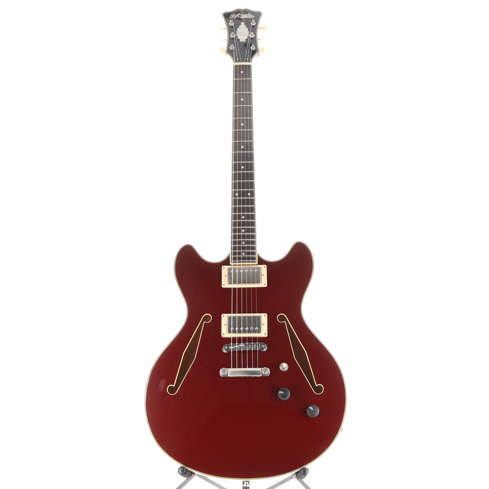 D'angelico Excel DC Tour Collection - Solid Wine (RC2) (20133)