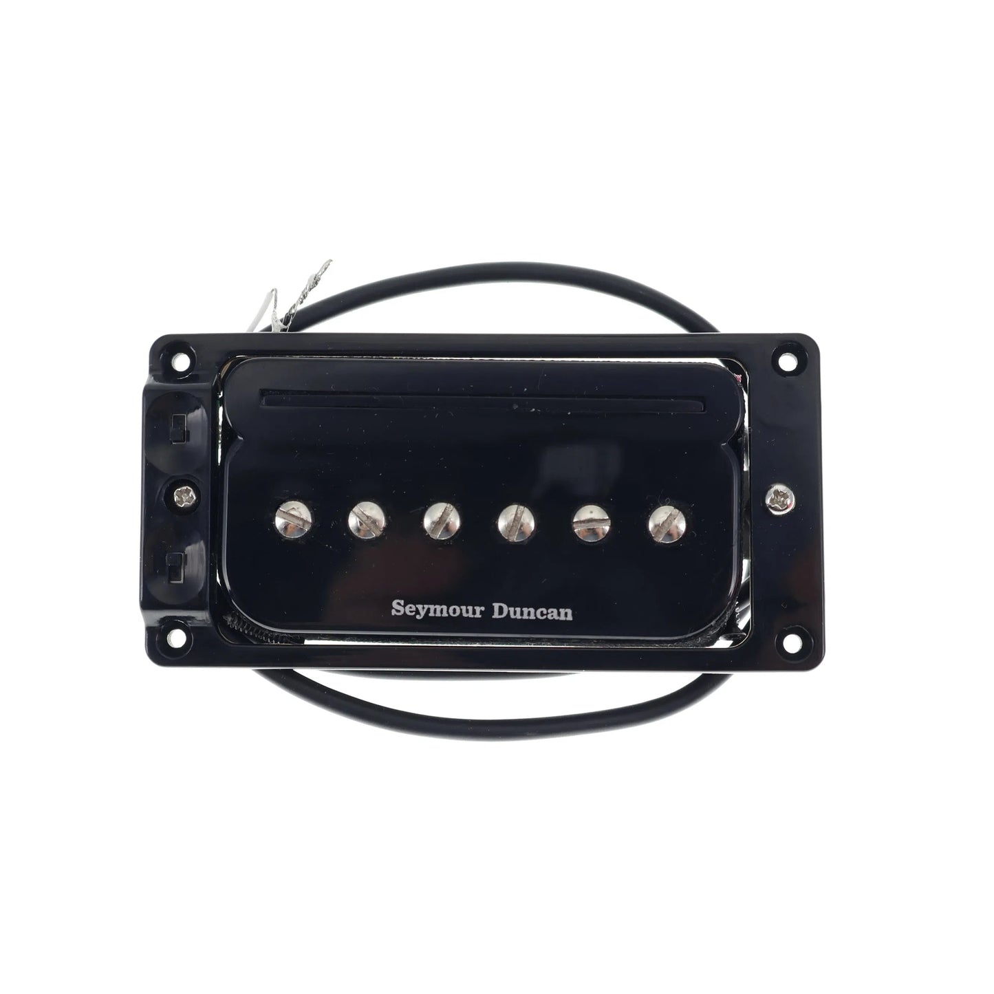 SHPR-1s P-Rails Humbucker Set - Black w/ Triple-Shot Mounting Ring [12L]