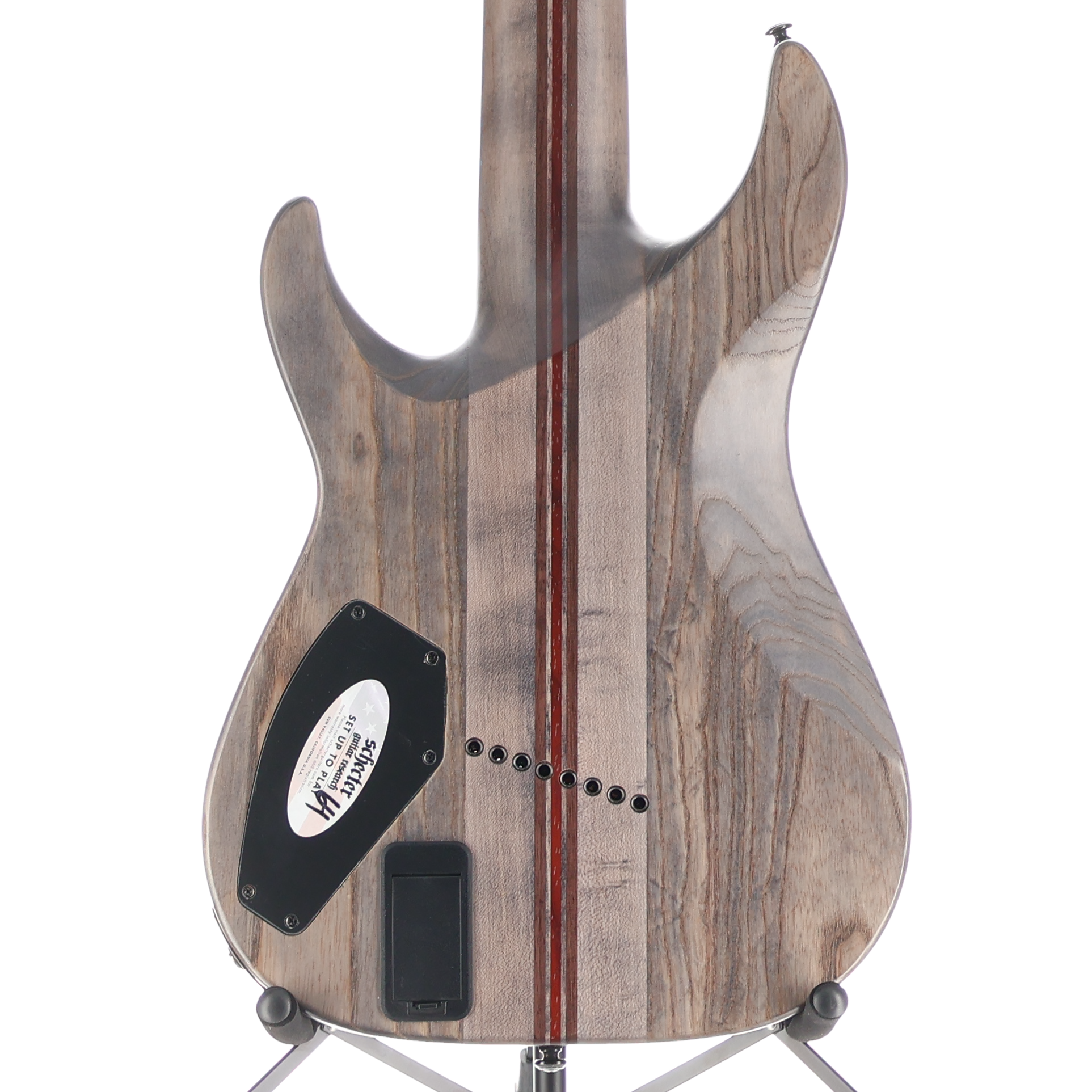 Schecter C-8 MS SLS Elite Evil Twin - Apple Red and Black Custom Paint (P12) (29019)