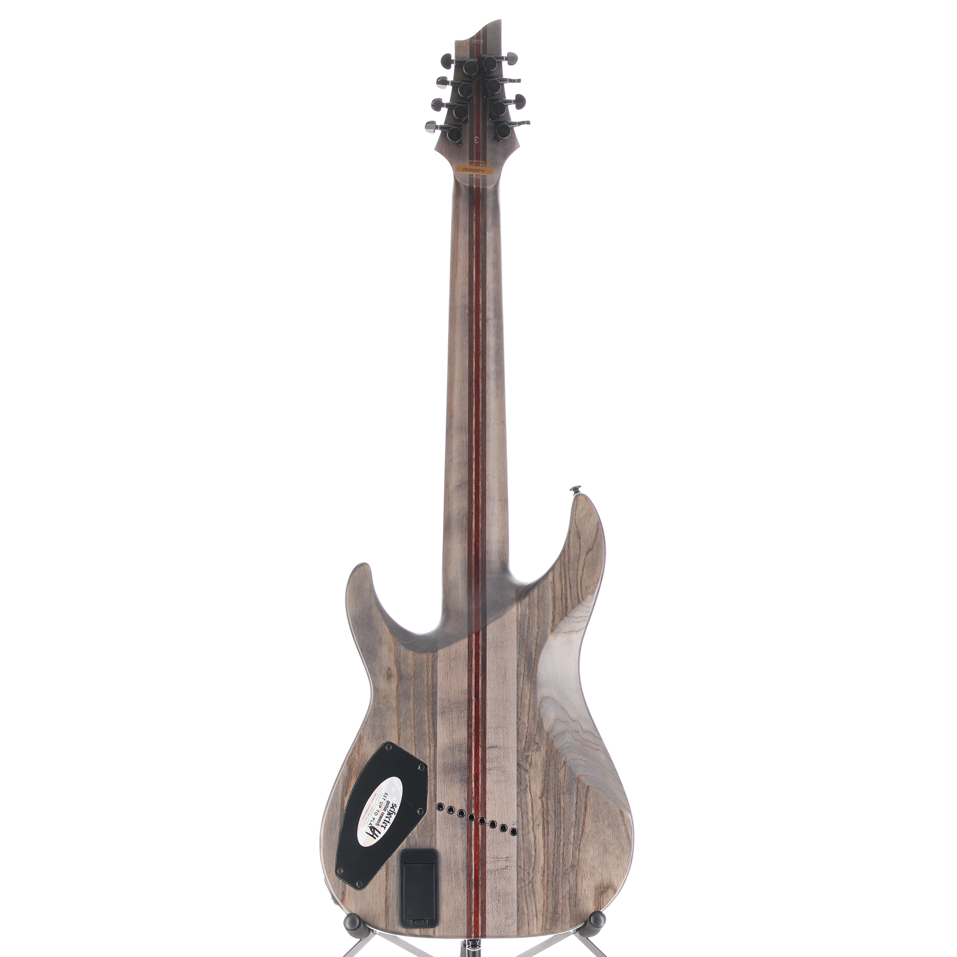 Schecter C-8 MS SLS Elite Evil Twin - Apple Red and Black Custom Paint (P12) (29019)