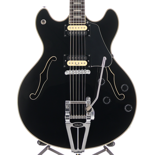 Schecter Corsair Gloss Black, Ebony Fretboard, Plays Great (SR) (39004)