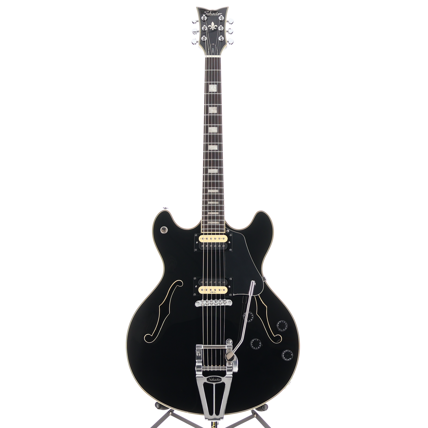 Schecter Corsair Gloss Black, Ebony Fretboard, Plays Great (Y5) (39004)